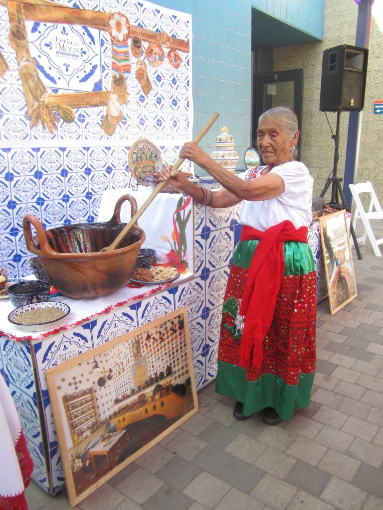 Doña Kaelita abuela del fundador de La Feria de Los Moles Pedro Ramos,