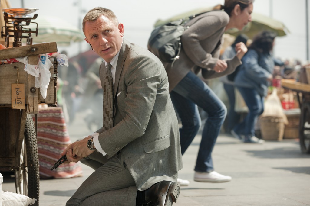Daniel Craig stars as James Bond in Metro-Goldwyn-Mayer Pictures/Columbia Pictures/EON Productionsâ action adventure SKYFALL.