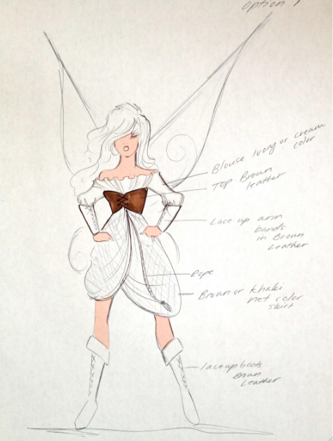 Christian Siriano diseña el excéntrico vestuario de Zarina, la heroína de la cinta animada “The Pirate Fairy”.