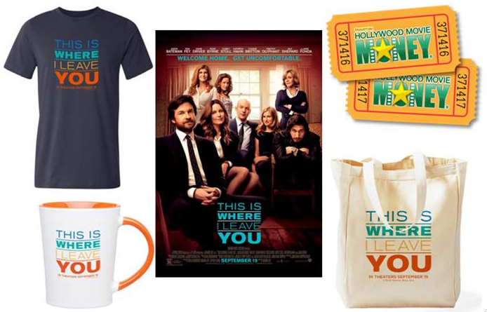 Sorteo:  “THIS IS WHERE I LEAVE YOU Prize Pack Giveaway”.