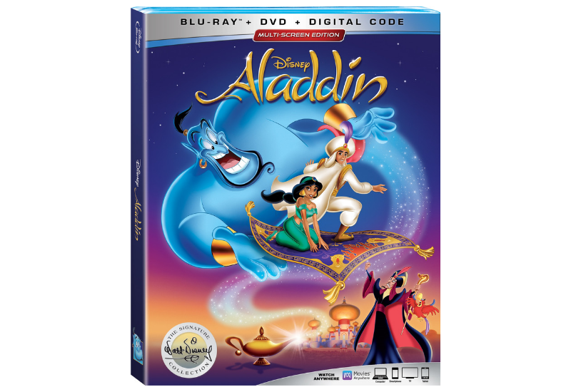 Por primera vez, el clásico animado “Aladdin” se une a la Walt Disney Signature Collection en Digital, 4K Ultra HD™ y Movies Anywhere el 27 de agosto y en 4K Ultra HD™ y Blu-ray™ el 10 de septiembre!
