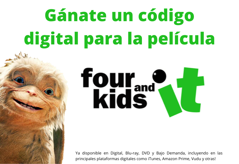 ¡Participa en nuestro concurso en Facebook para ganarte un Código Digital de FOUR KIDS AND IT!