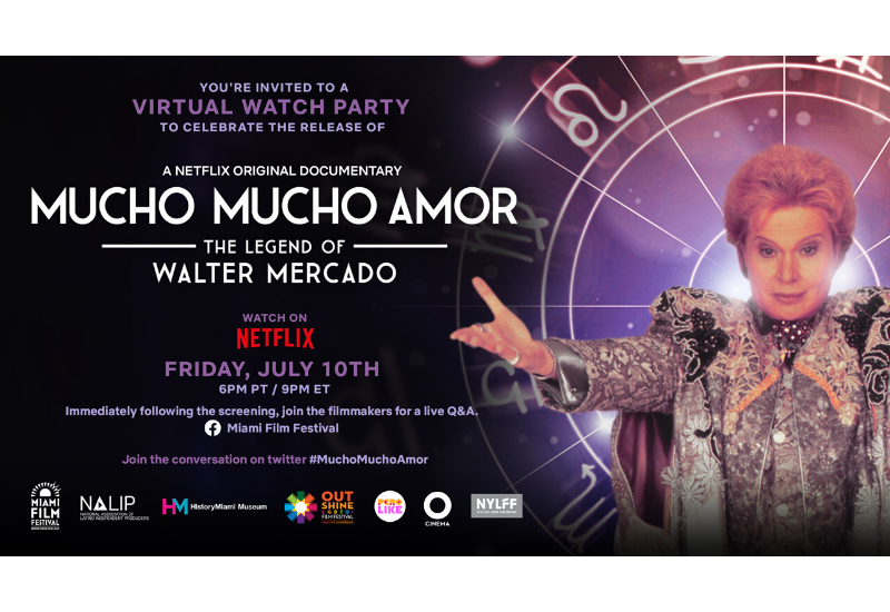 Te invitamos a una fiesta virtual para celebrar el lanzamiento de Mucho Mucho Amor: La Leyenda de Walter Mercado