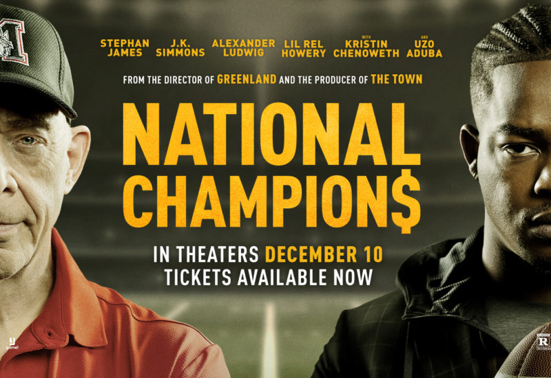 ¿Quieres ir al cine? Tenemos pases para el pre-estreno de la película NATIONAL CHAMPIONS en #Atlanta #Dallas