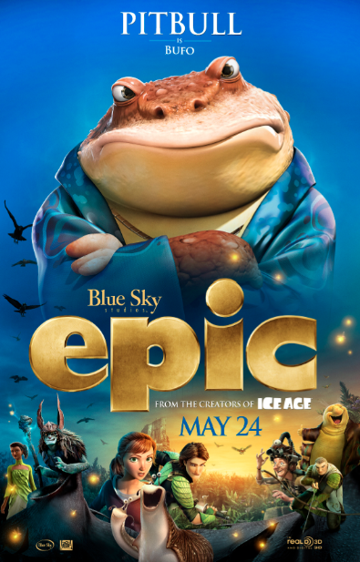 Pitbull le da vida a un personaje animado en “Epic”.