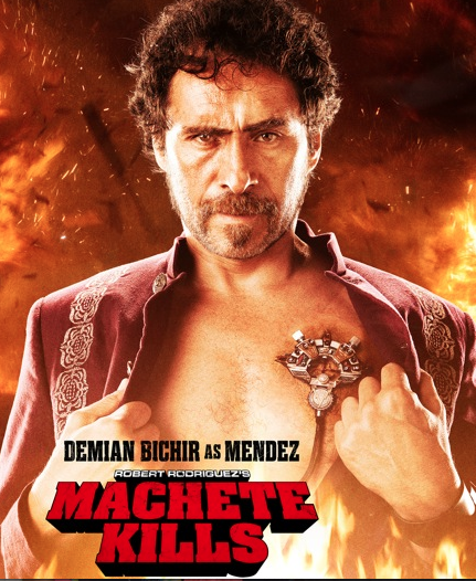 Demián Bichir y su look de villano sexy en “Machete Kills”.