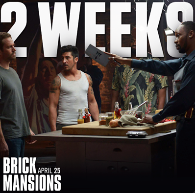 Screening “Brick Mansions”, la última película de acción que filmó Paul Walker.