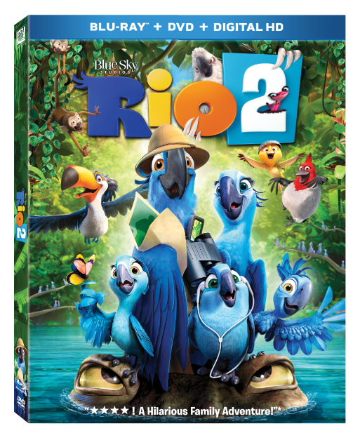 A bailar samba en casa con el Blu-Ray y DVD de “Río 2”.