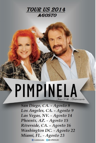 “Pimpinela” regresa a Estados Unidos para festejar 30 años de carrera artística.
