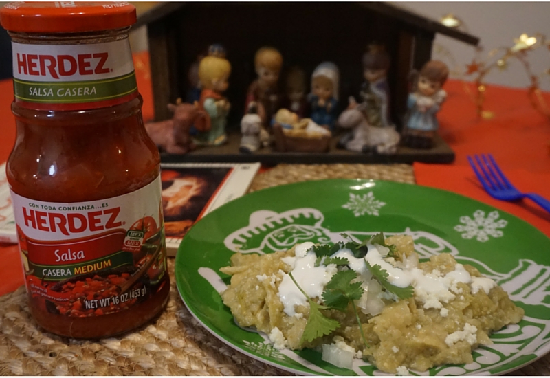 Chilaquiles con Salsa Verde HERDEZ®. Únete a #LasPosadas y gana.